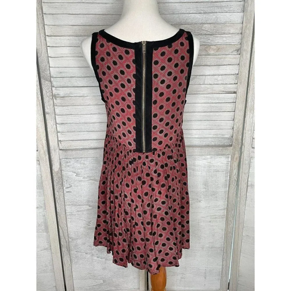 FREE PEOPLE BOHO Swing Dress Polka Dot XS - Picture 3 of 4